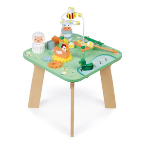 Multifunctional wooden educational activity table