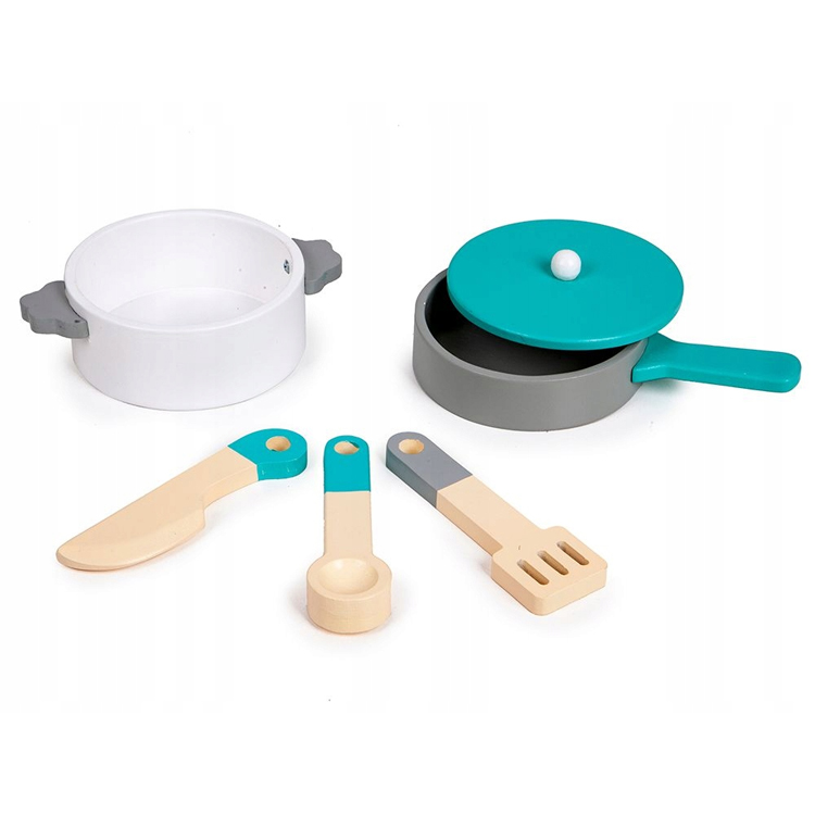 Simulation Cooking Wooden Toys Kitchen Set 