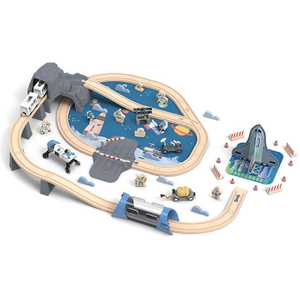 Classical Wooden Electric Toy Train