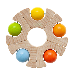 Wooden Grab Ball Toy for 6 Months Up