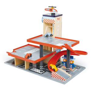 Toy Garage with Service Station